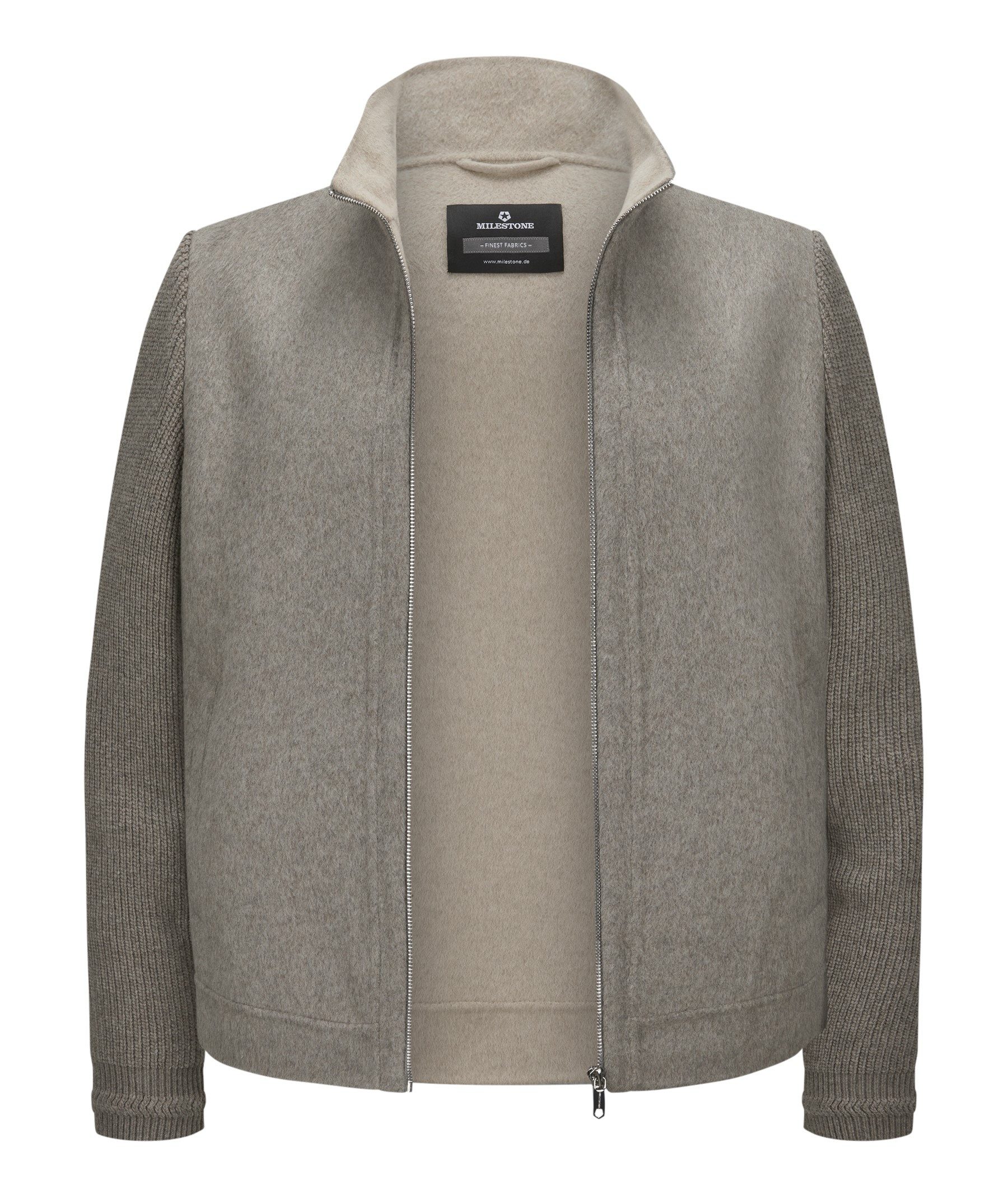 Milestone Hybridjacke MSKennedy mit Wollstrick Ärmeln günstig online kaufen