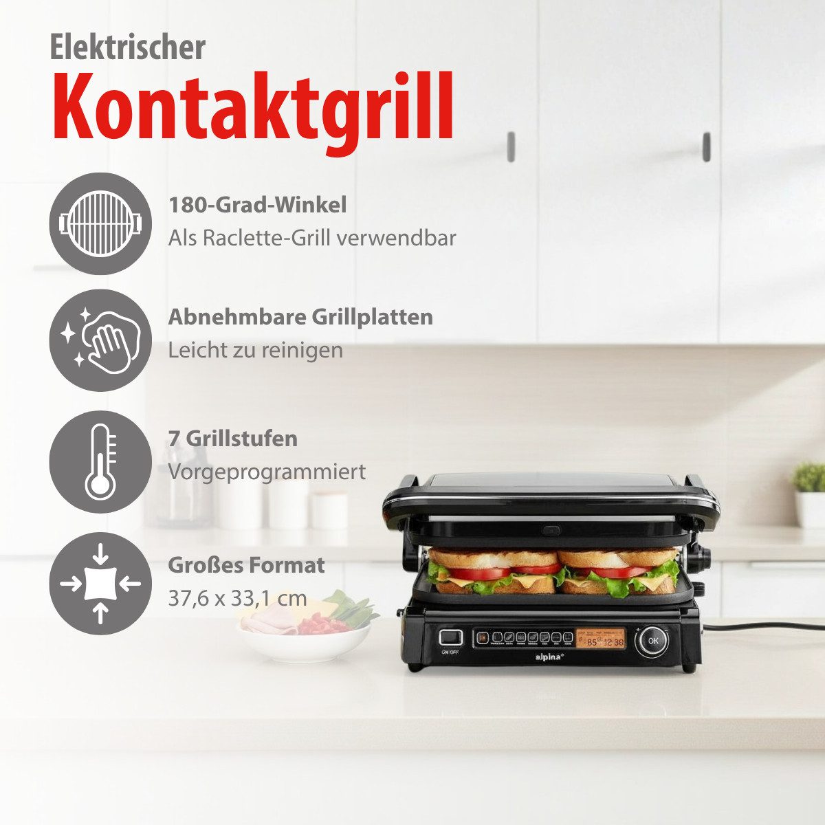 Alpina Kontaktgrill alpina Kontaktgrill, Optigrill