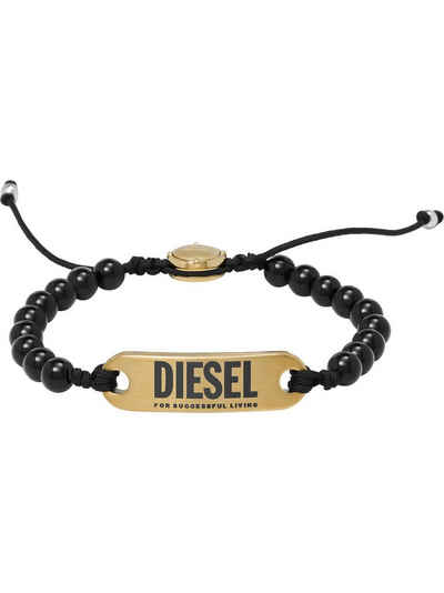 Diesel Edelstahlarmband Diesel Herren-Armband Farbstein, Edelstahl