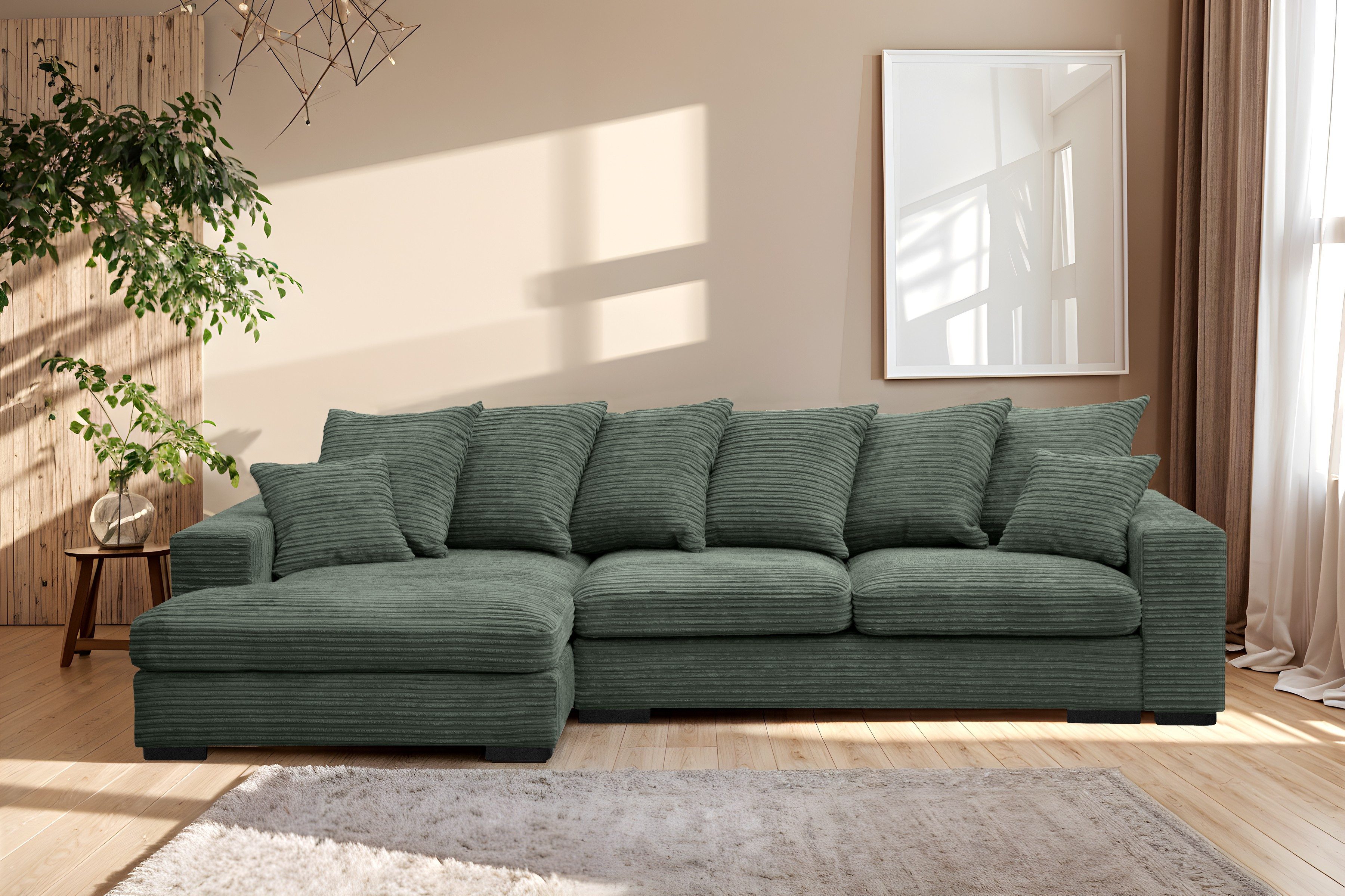 Kaiser Möbel Ecksofa Sofa L-form, Couch günstig online kaufen