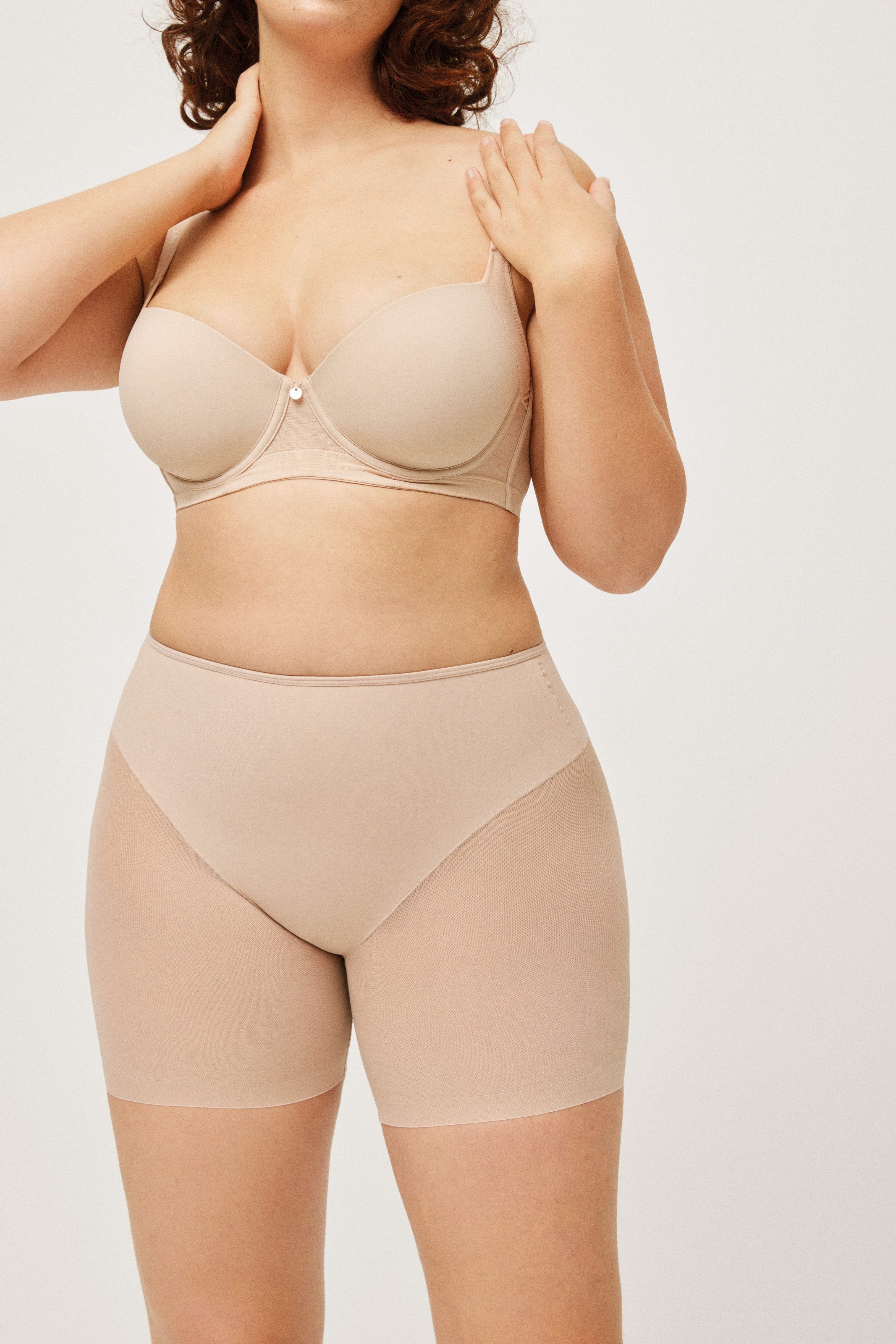 YSABEL MORA Shapingpants (2er Pack) mittlerer Form-Effekt, Tüll, Anti-Scheuer-Effekt, eng