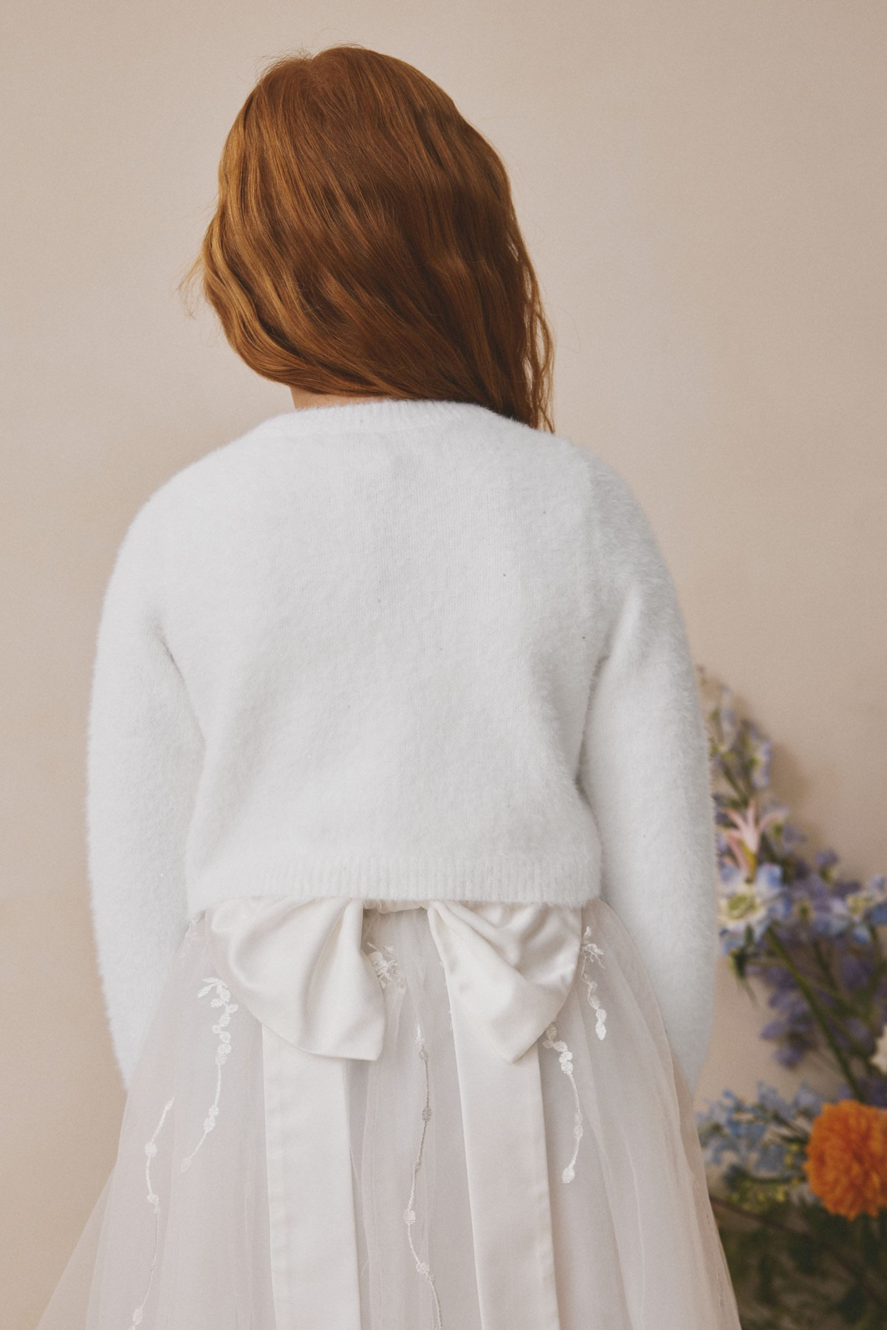 Next Strickjacke Flauschiger Bolero für besondere Anlässe (1-tlg)