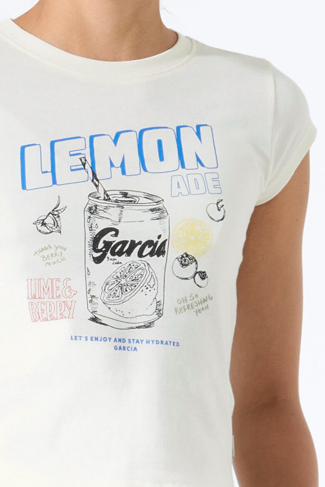 Garcia Kurzarmshirt mit Print und Rundhals – Bild 3 von 5