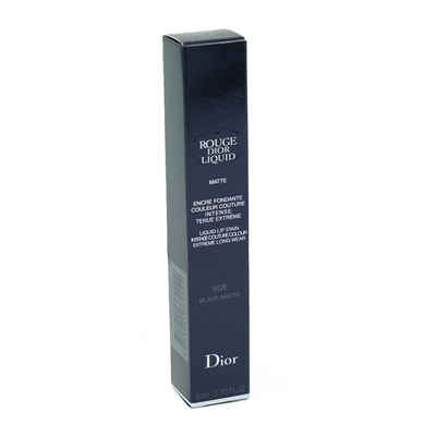Dior Lippenstift Dior Rouge Liquid Matte Lipstick 908 Black Matte