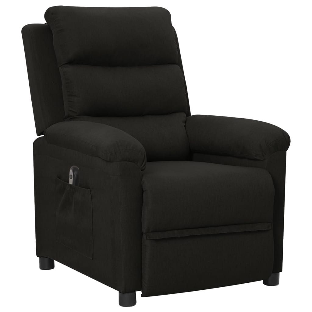 vidaXL Sessel Relaxsessel Elektrisch Schwarz Stoff günstig online kaufen