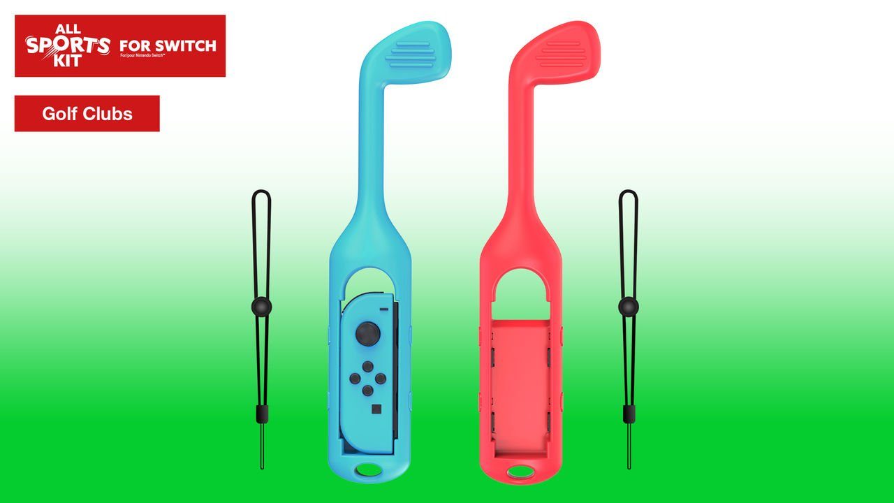 Switch (Bein- Switch-Controller und Armriemen, All Sports 10 St) Nintendo Sports Golfschläger) Kit Switch (Set,