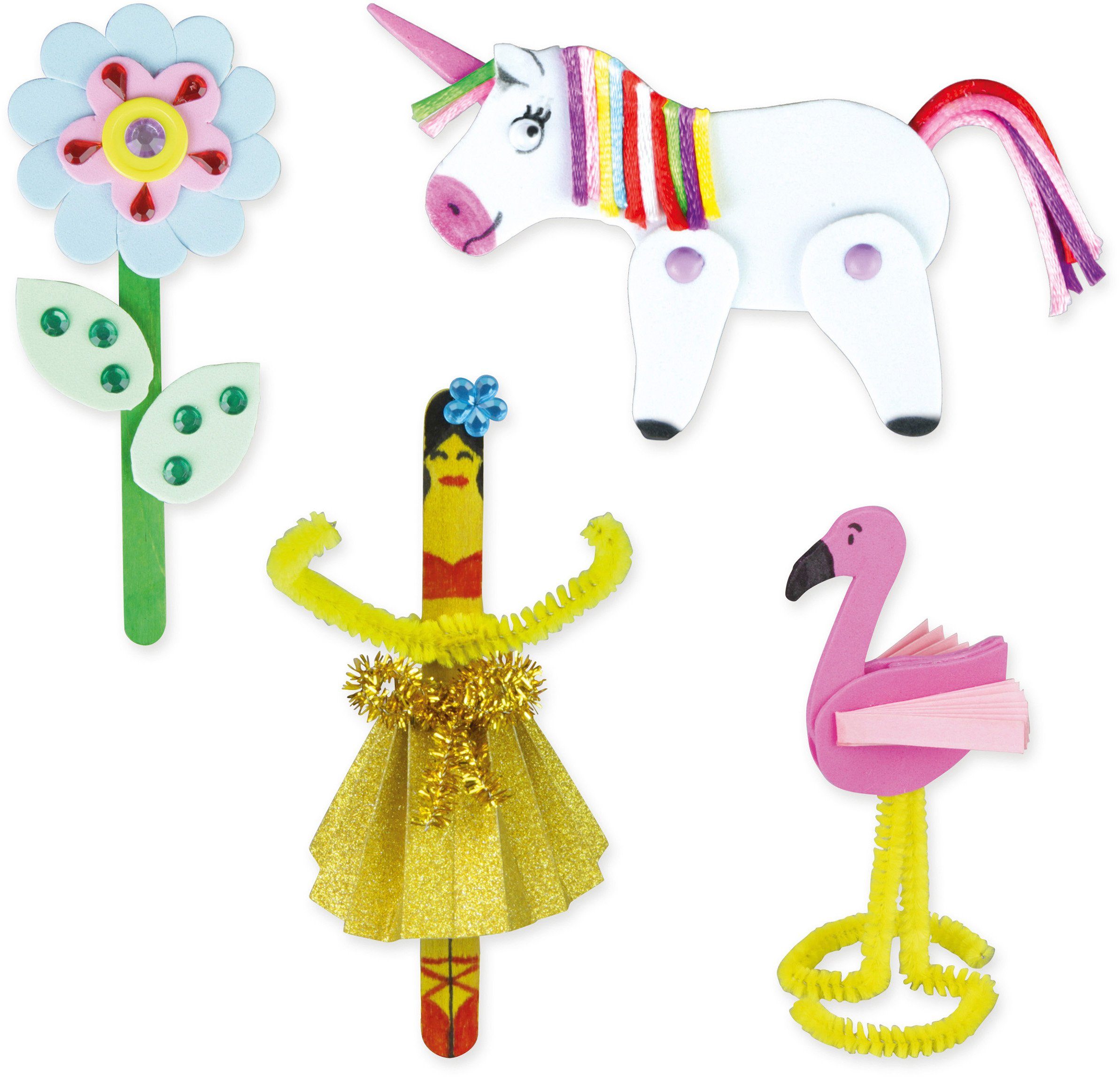 Lena® Kreativset Bastelkoffer Jumbo, pink