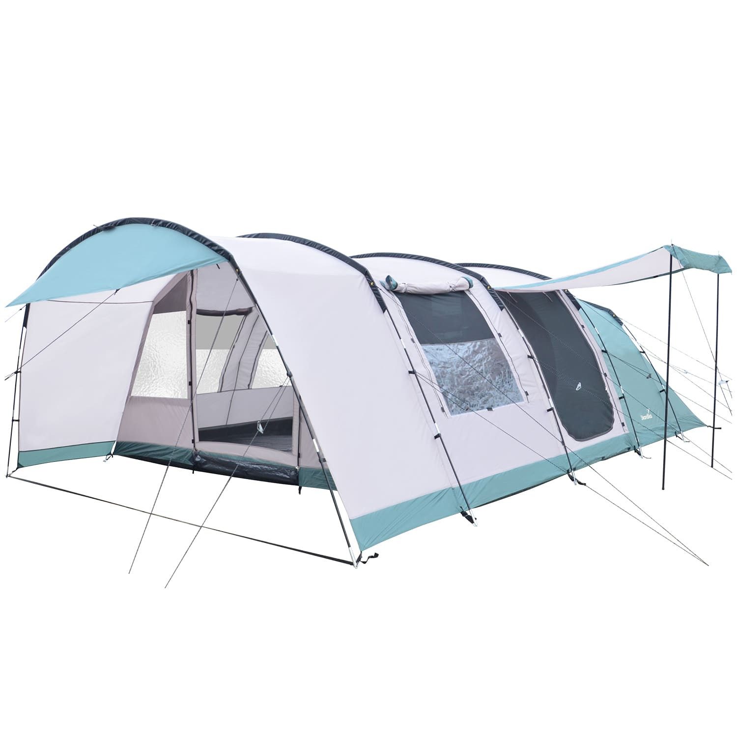 Tunnelzelt Campingzelt, Familienzelt, Hafslo 6 XL Sleeper Protect, 2 m Stehhöhe
