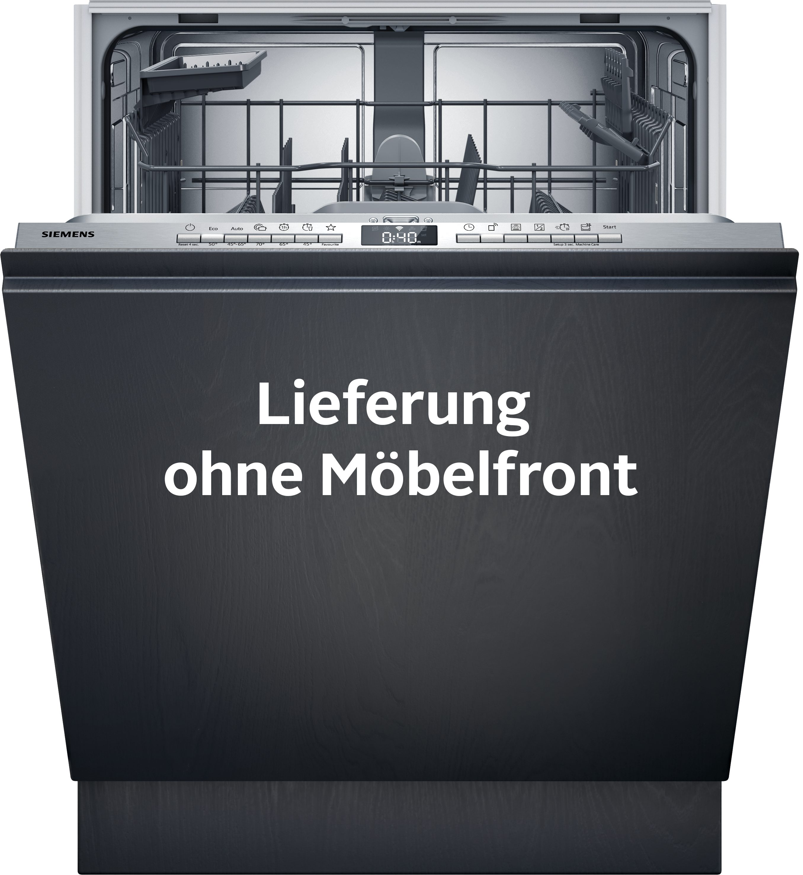 SIEMENS vollintegrierbarer Geschirrspüler XXL, iQ300 SX63EX04TE, 13 Maßgedecke, Info Light - Erlischt bei Beendigung des Spülvorgangs, flexible Körbe