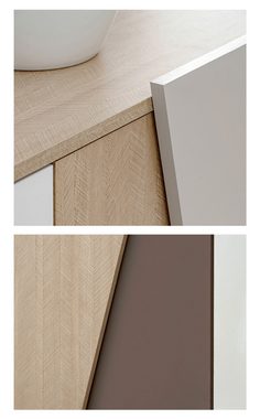 Feldmann-Wohnen Lowboard Viste (Viste, 1 St., Lowboard), 180x40x56cm/ scandi / Trüffel / Taupe / Weiß