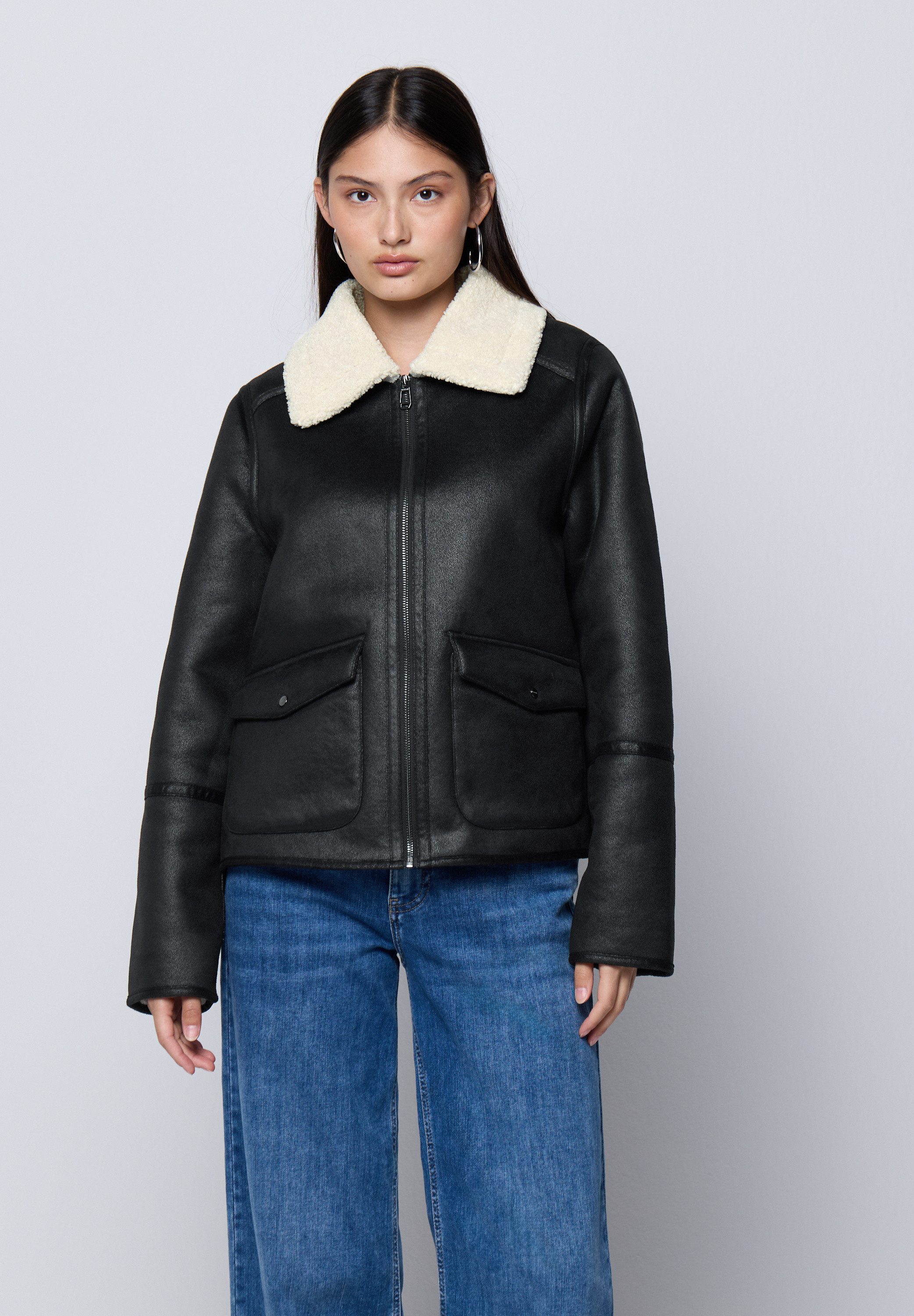 STREET ONE STUDIO Lederimitatjacke aus Lederimitat günstig online kaufen