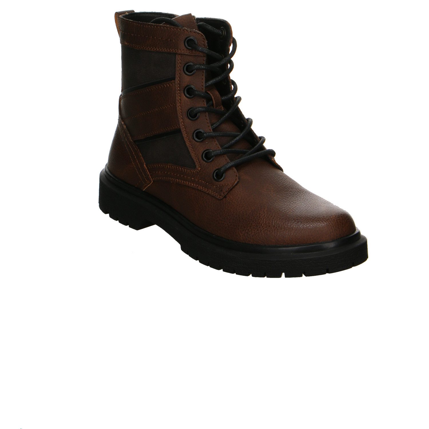 Bullboxer Bullboxer Synthetik Schnürstiefel braun Chelseaboots