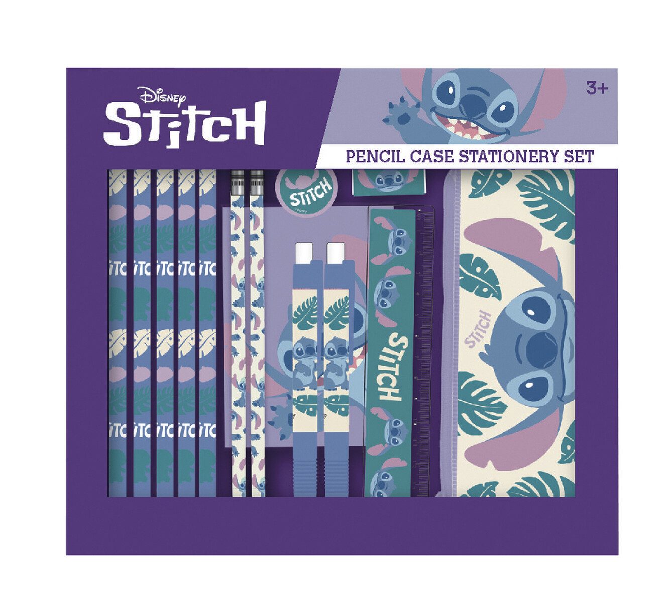 Lilo & Stitch Federmäppchen Schreibwarenset 15-teilig mit Federmäppchen und Zubehör, (15-tlg) – Bild 5 von 5