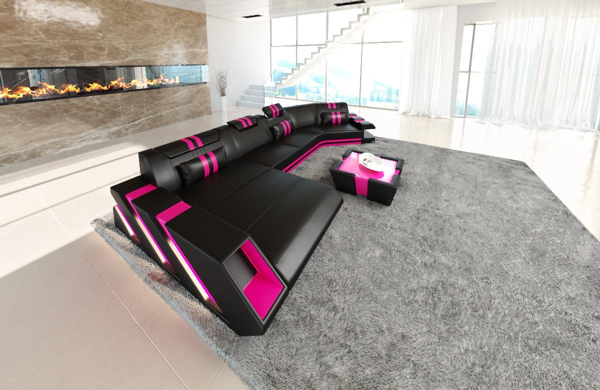 Sofa Dreams Wohnlandschaft Ledercouch Sofa Leder günstig online kaufen