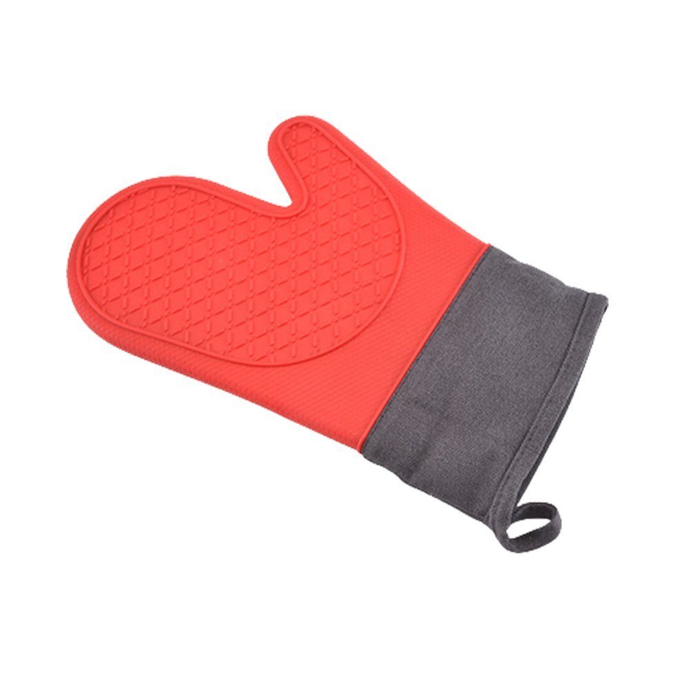 Zimtky Grillhandschuhe Hitzebeständige Silikon Handschuhe für Backen und Kochen