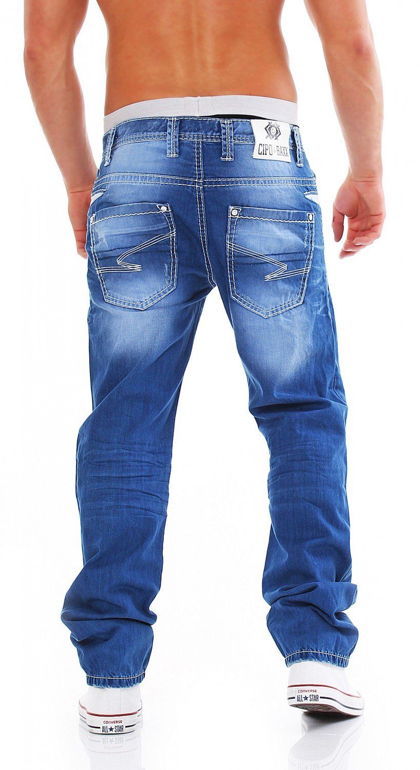 Cipo & Regular-fit-Jeans Fit Baxx Baxx Jeans Slim Herren & Regular C-1144 Cipo