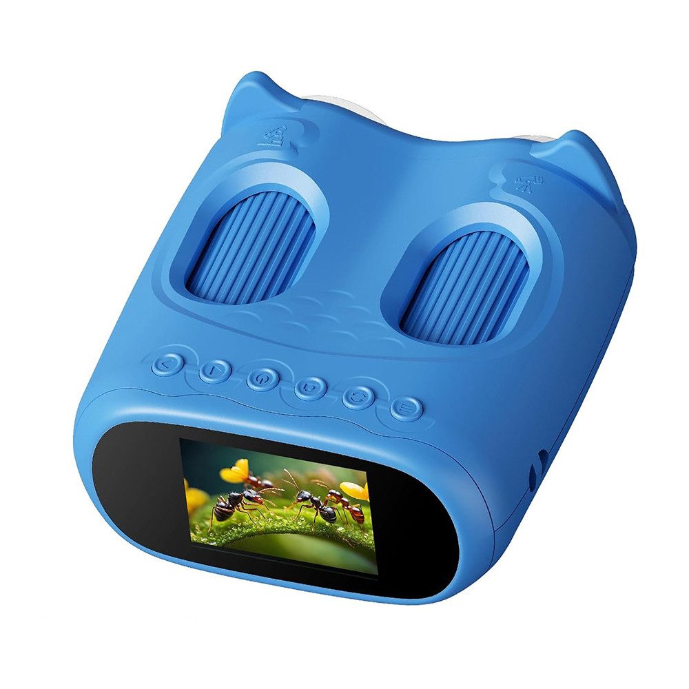 TWUFY Mikroskop für Kinder, Handmikroskop, 1000-fach Zoom Kindermikroskop Digitalmikroskop (2,0 Zoll IPS-Display, Kindergeschenk, 2-in-1-Mikroskop und Teleskop)