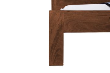 SAM® Massivholzbett Phuket, Doppelbett, massives Akazien-Holz, sehr robust, Handfertigung