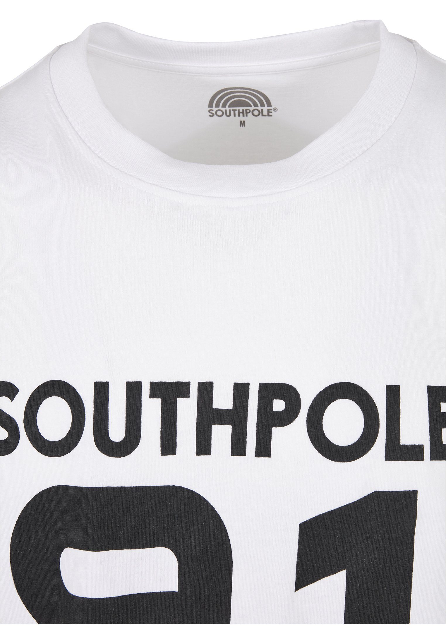 Southpole (1-tlg) Herren Kurzarmshirt white 91 Southpole Tee