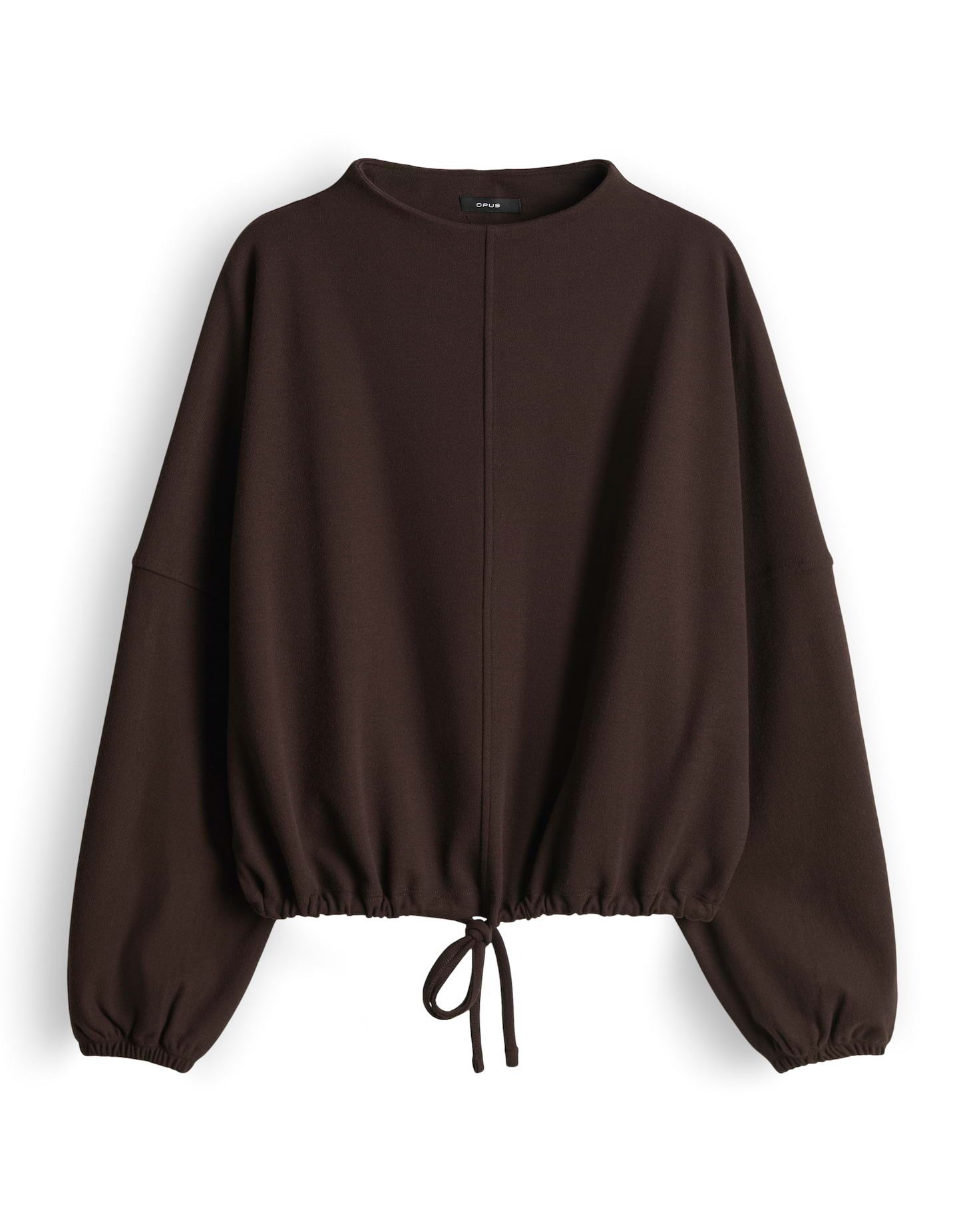 OPUS Sweatshirt GUMIPA mit softer Oberfläche Weite Passform, schmal zulaufend, überschnittene Schulter, Funnel Neck