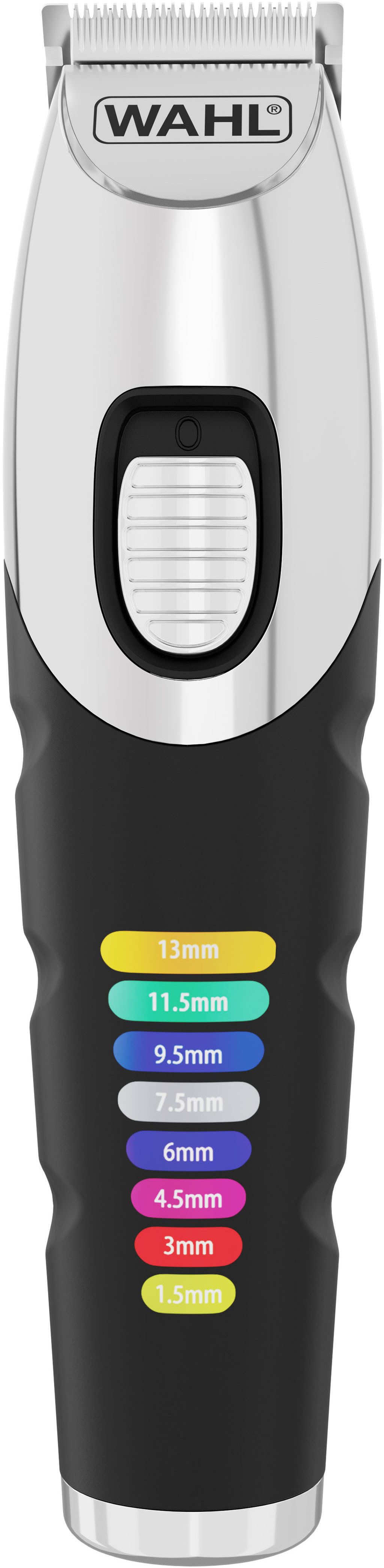 Wahl Bartschneider Color Trim, 14-teiliges Akku-Bartschneider Set, Farbcodierte Aufsteckkämme, Lithium-Ionen-Technologie, USB Aufladung