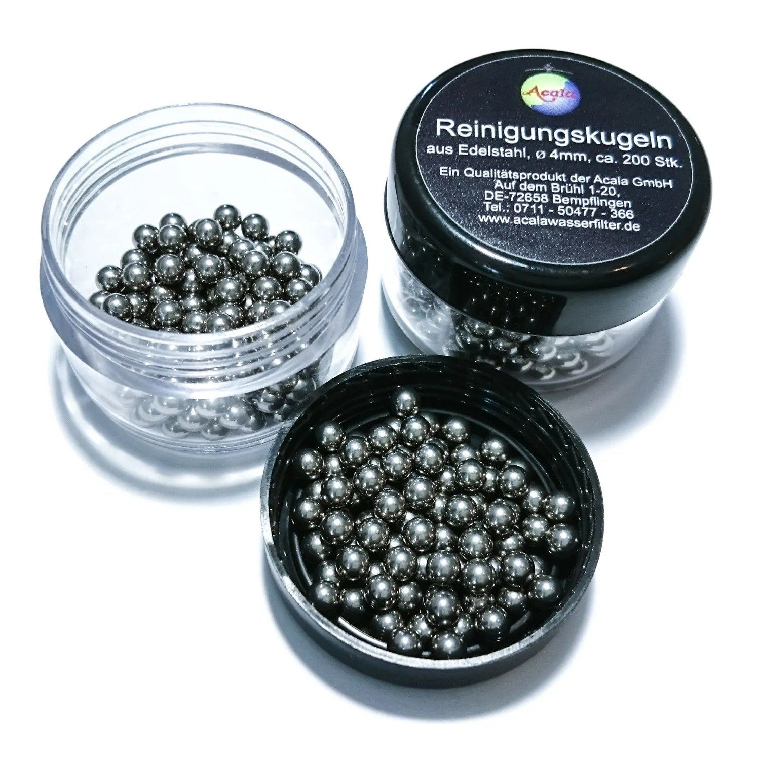 AcalaQuell Reinigungselement Edelstahlreinigungskugeln für Trinkflaschen, K günstig online kaufen