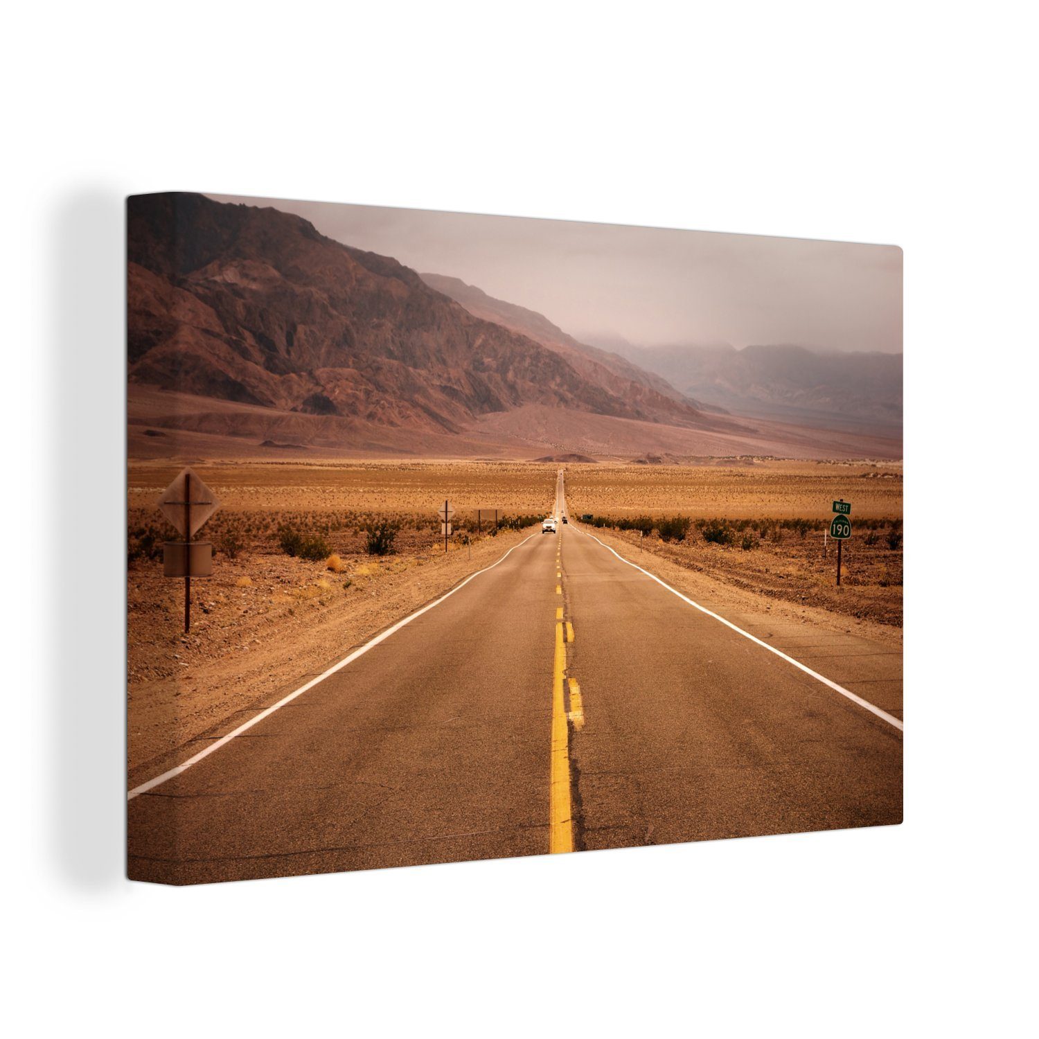 Wandbild National Leinwandbild Park, (1 Death Valley OneMillionCanvasses® 30x20 Route im 190 St), cm Wanddeko, Leinwandbilder, Aufhängefertig,