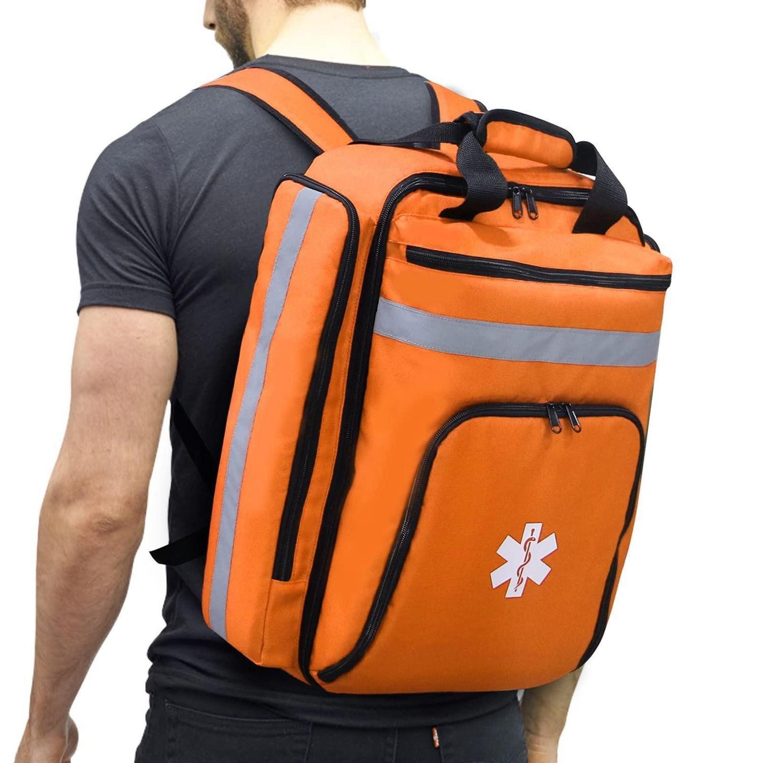 LuxusKollektion Erste-Hilfe-Koffer Notfallrucksack Erste Hilfe leer orange