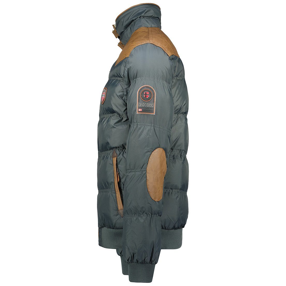 Winterjacke Norway Gefüttert (1-St) Jacke Grau brabramovitch Herren Geographical Outdoor