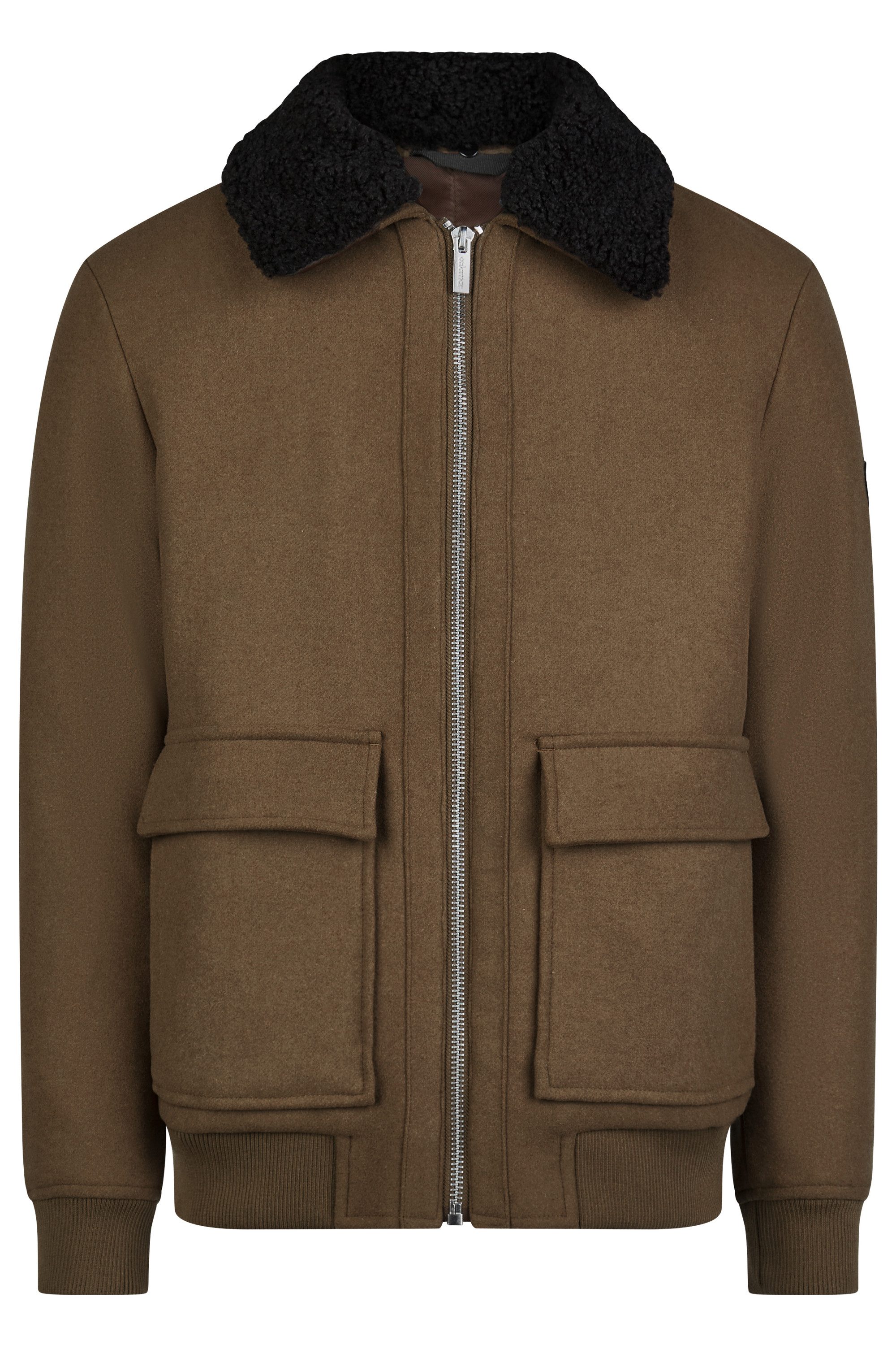 Calamar Blouson Woll-Mix Blouson mit abnehmbarem Kragen