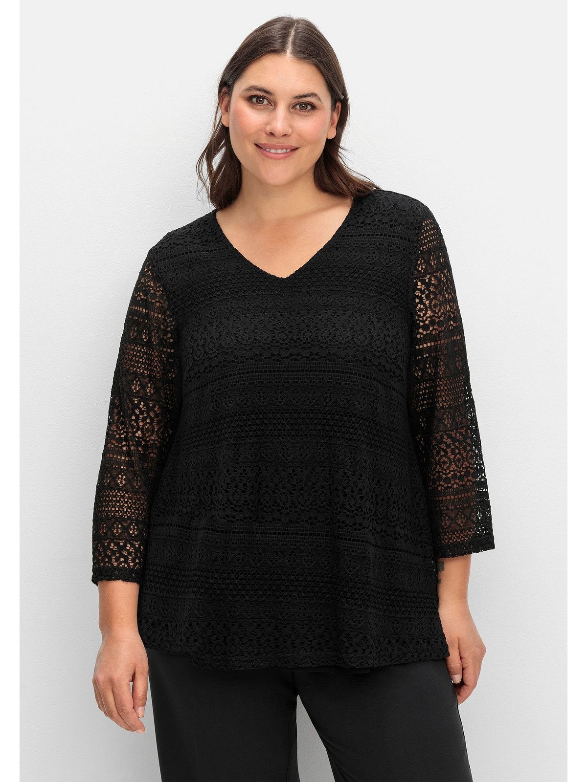 Spitzenshirt Große Größen