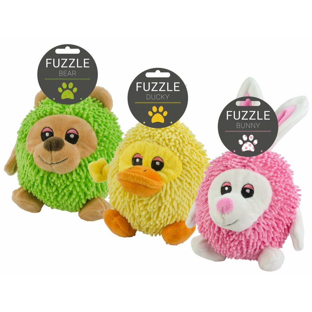 fuzzle Tierball Bär mit Quietscher
