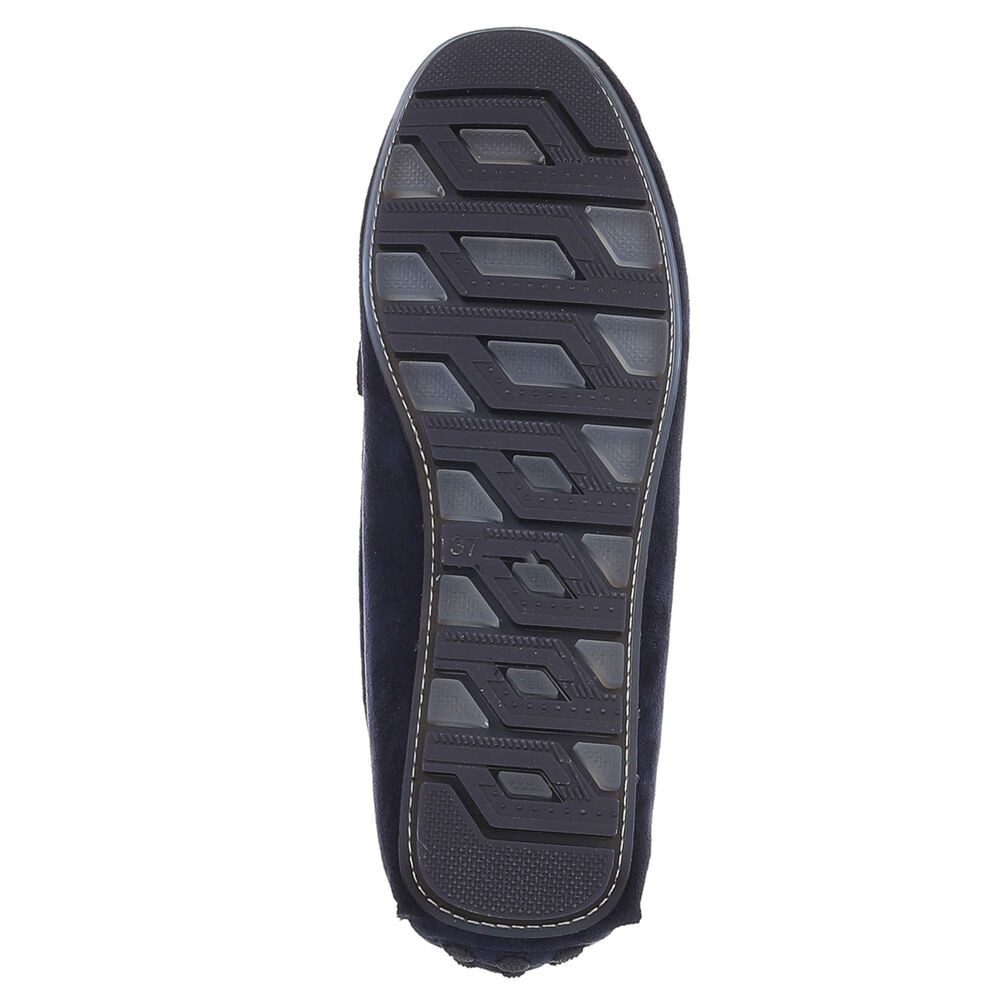 Ital-Design Mokassinschuh mit Komfort und eleganter Mokassin-Optik Slipper (91261017) Flach Mokassins in Dunkelblau
