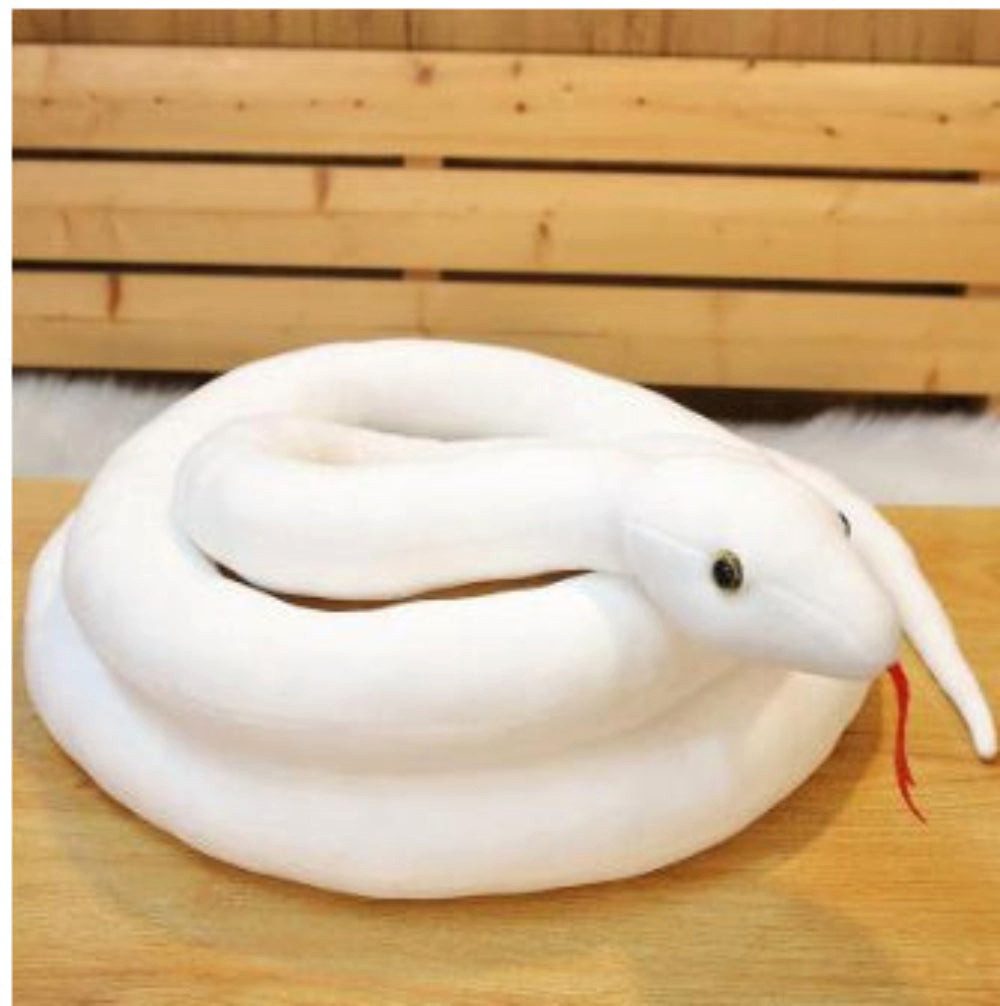 Tinisu Plüschfigur Schlange Weiches Kuscheltier – Plüsch Python XXL Stofftier