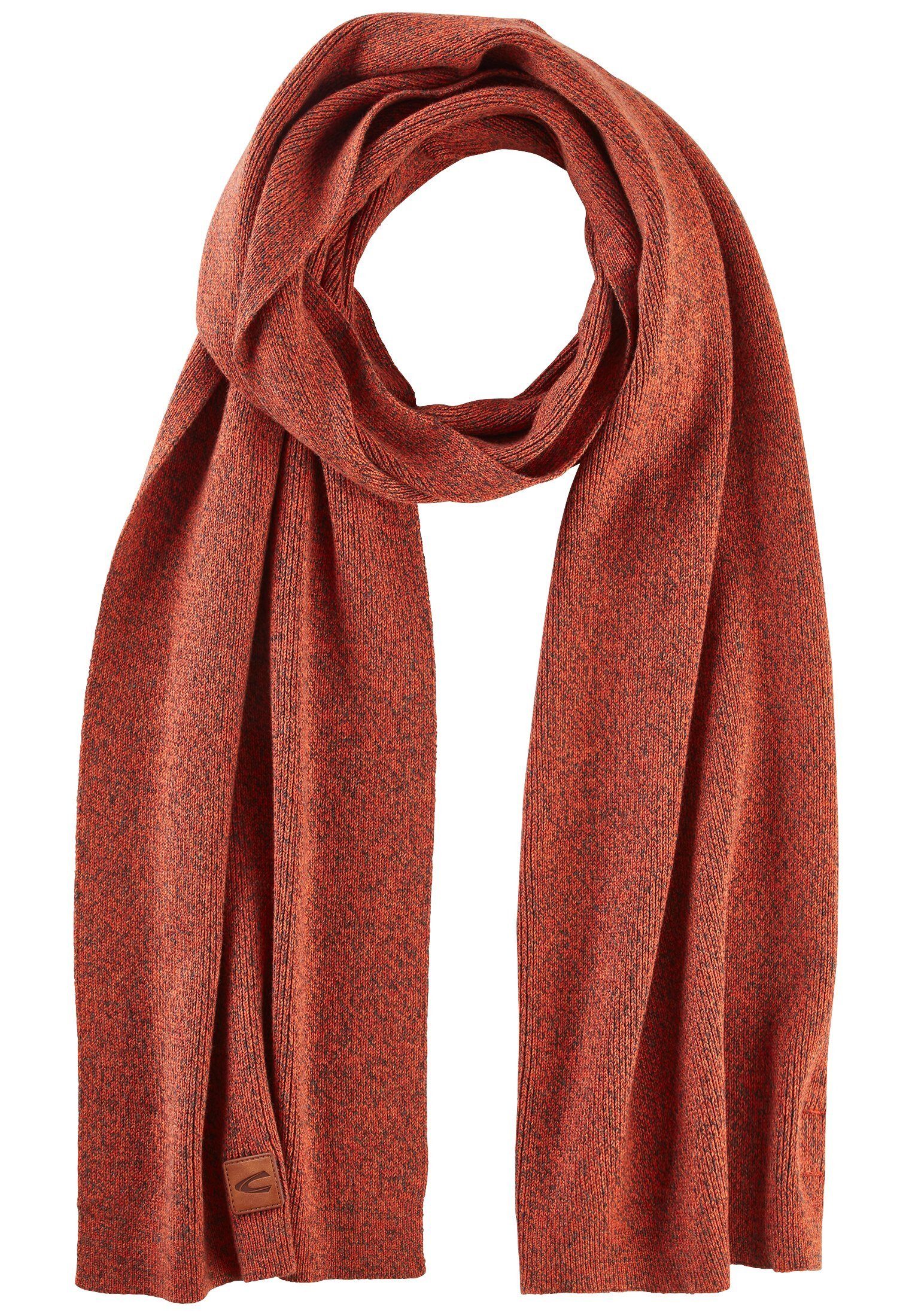 camel active Modeschal Strickschal aus Baumwoll-Mix günstig online kaufen