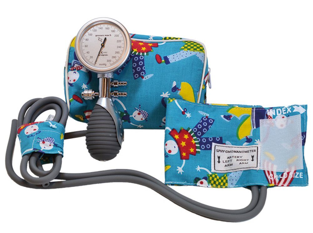 DocMed Blutdruckmessgerät Pressure Man II Kinder Set, Baumwollmanschette Kinder (10x33 cm) und Säuglinge (5,5x18,5 cm), Für Kinder und Säuglinge, Lebensdauer von ca. 50.000 Messungen