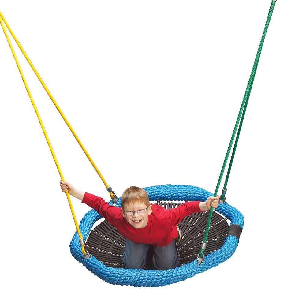 Huck Seiltechnik Einzelschaukel Schaukelsitz Wabennest, Für mehrere Kinder gleichzeitig