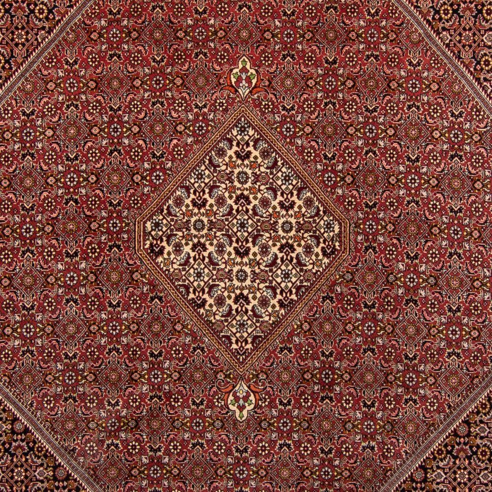 Orientteppich Perser - 250 mm, x Bidjar 338 braun, Zertifikat Einzelstück - 15 Wohnzimmer, mit Höhe: morgenland, rechteckig, Handgeknüpft, cm 