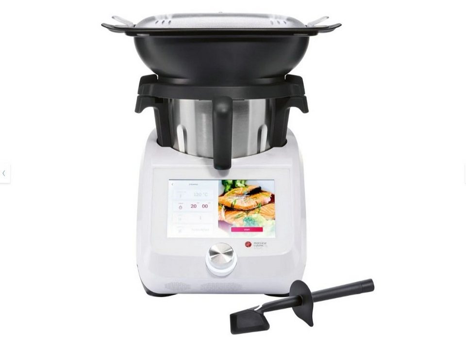 SilverCrest Küchenmaschine mit Kochfunktion Mixer Monsieur Cuisine Smart  »SKMS 1200 A1«, 1050,00 W, 3,00 l Schüssel, 8
