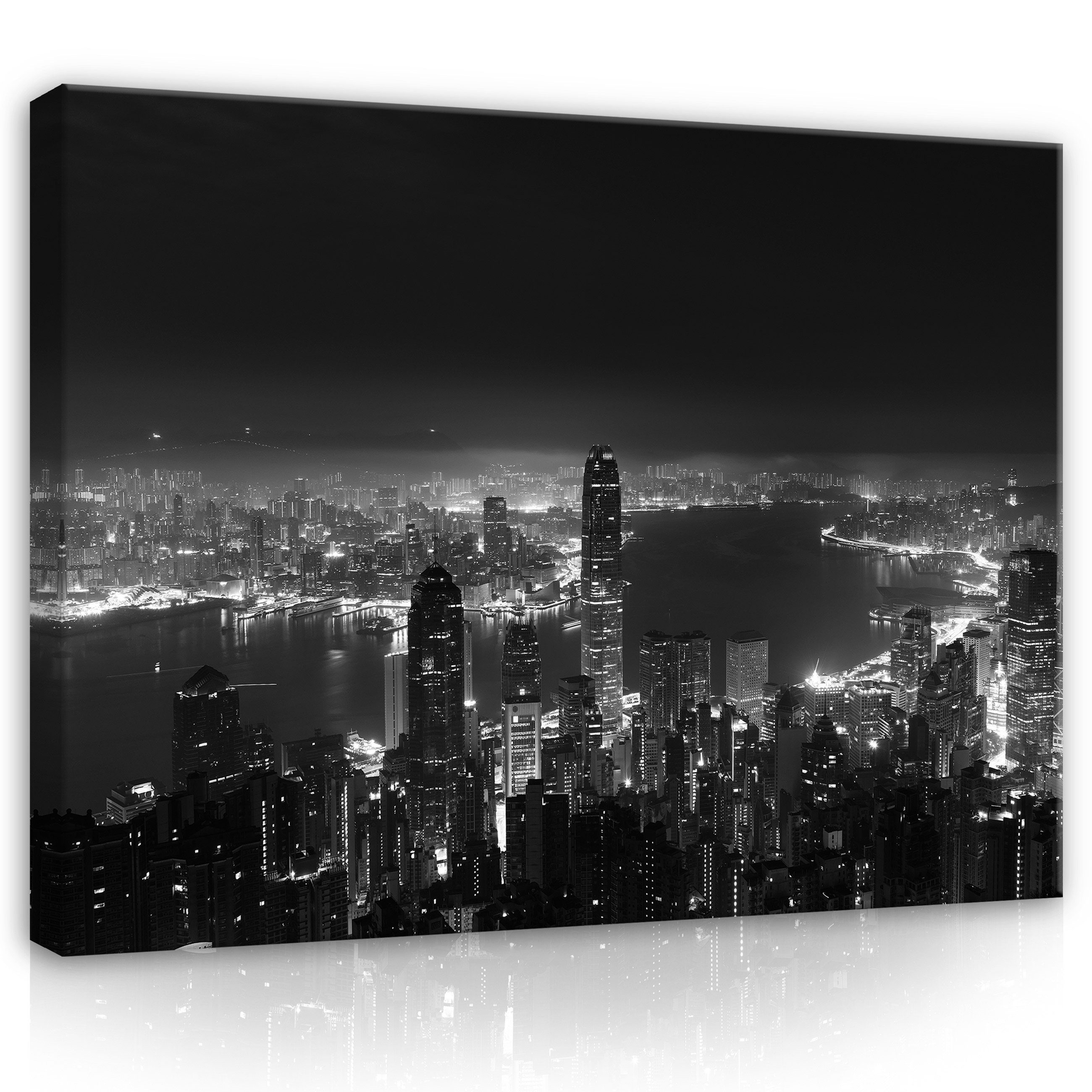 Wallarena Leinwandbild Stadt bei Nacht New günstig online kaufen