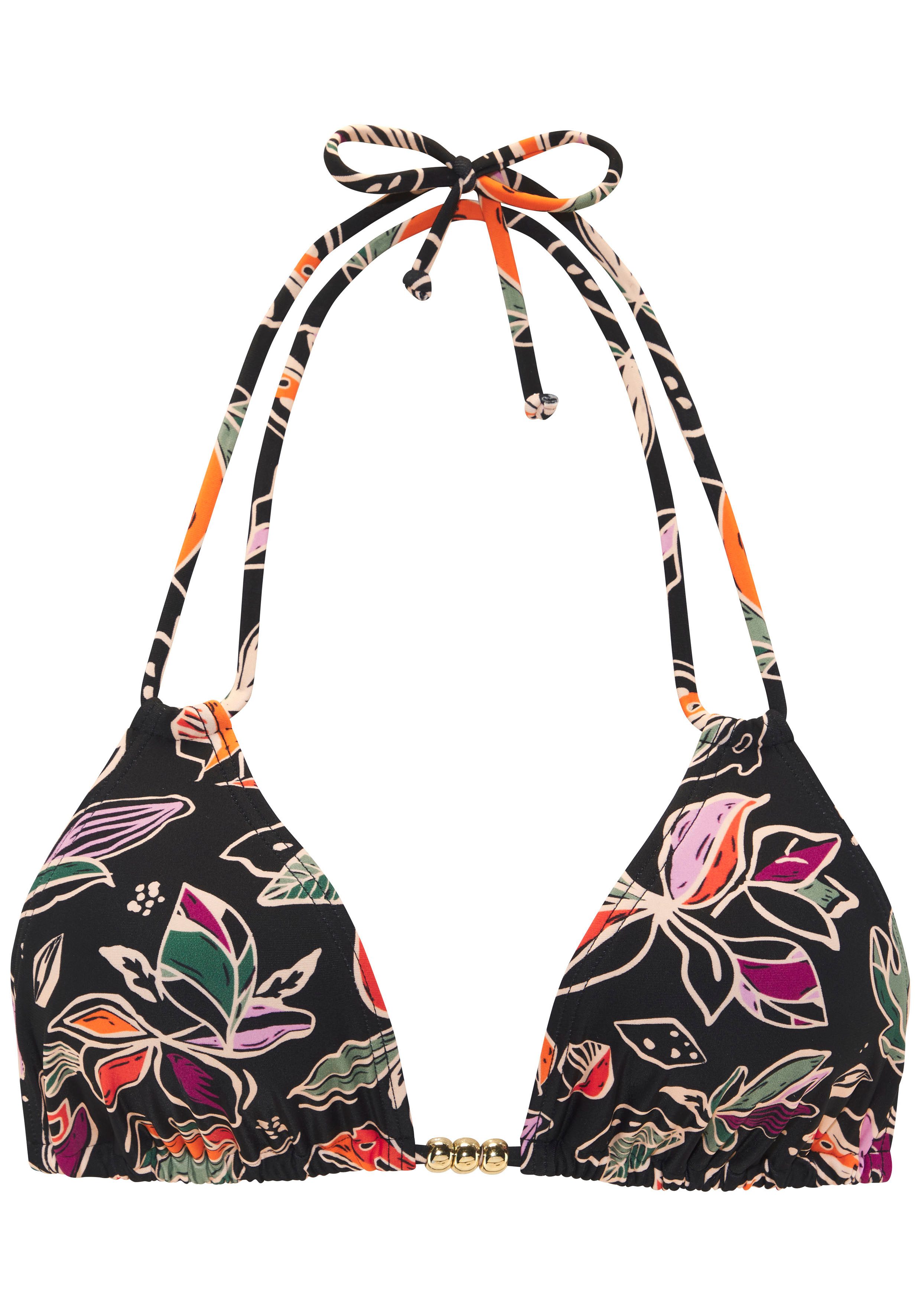 Buffalo Triangel-Bikini-Top Whoopi, mit modernem Blätterdruck. € 34,99