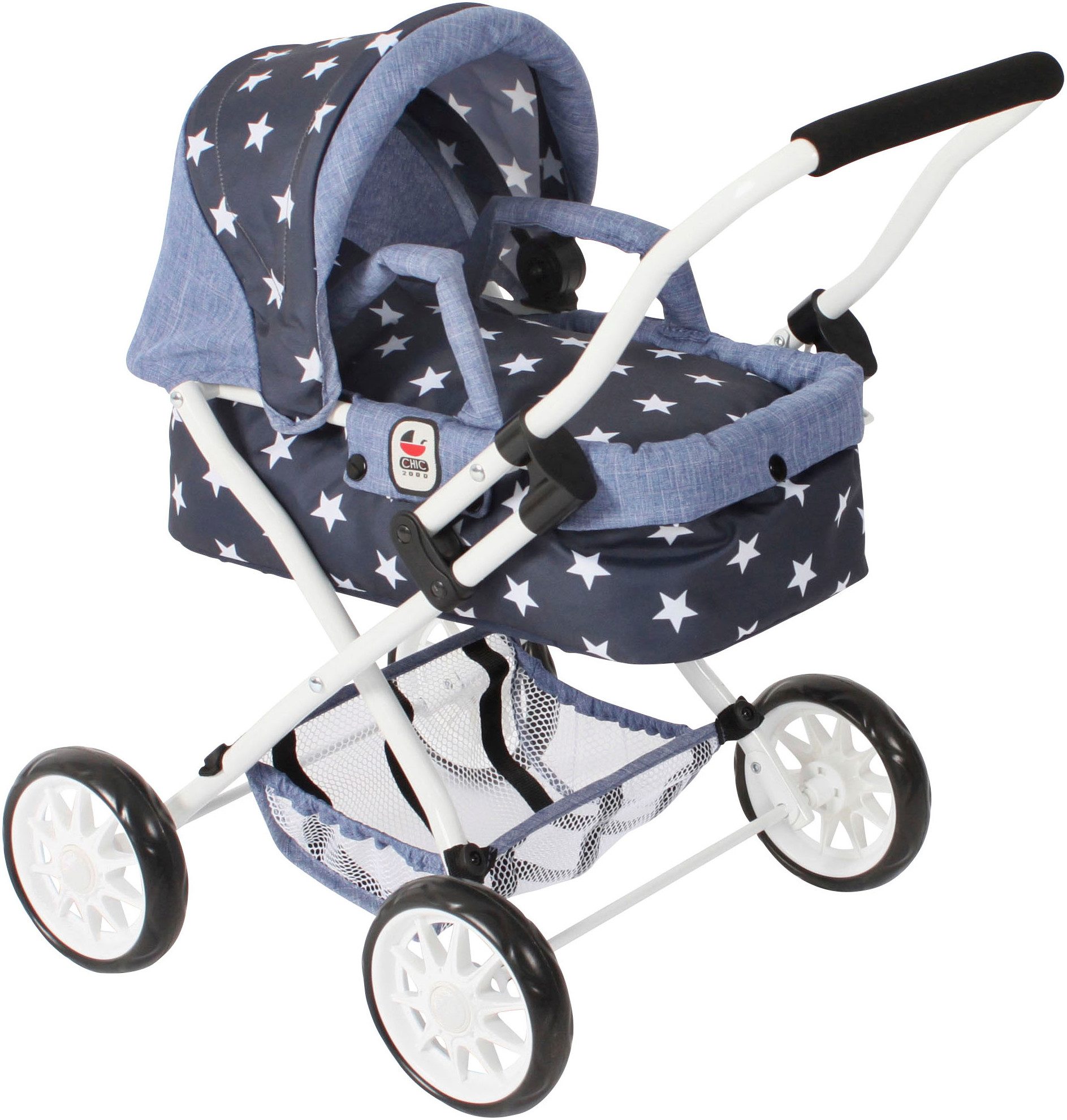 CHIC2000 Puppenwagen Smarty, Mini-Kuschelwagen, mit herausnehmbarer Tragetasche