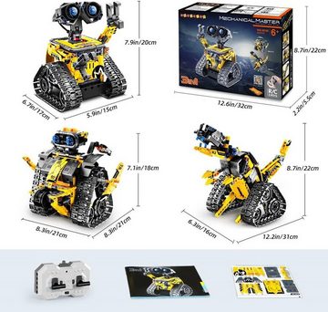 autolock RC-Roboter Technik Ferngesteuert Roboter,3-in-1 Roboticset,Bauspielzeug, mit App-Fernsteuerung,Wall-Roboter/Technik-Roboter/Mech Dinosaurier