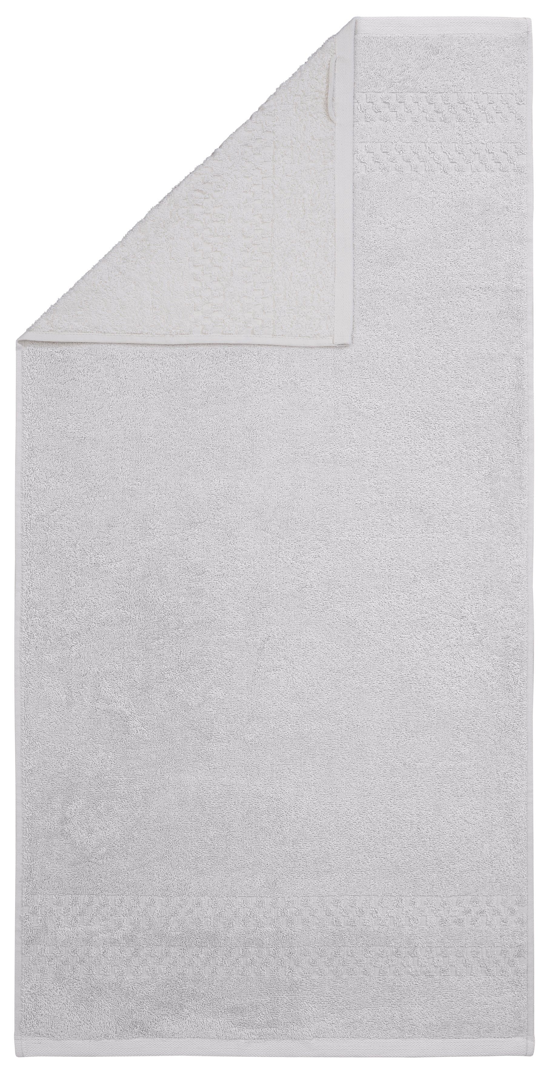 Home affaire Handtuch Set Handtücher hellgrau 100% mit Handtücher Baumwolle (Set, Frottier, Premium (50x100cm), Regona, Handtuch-Set, weich, und flauschig 4-tlg), Bordüre
