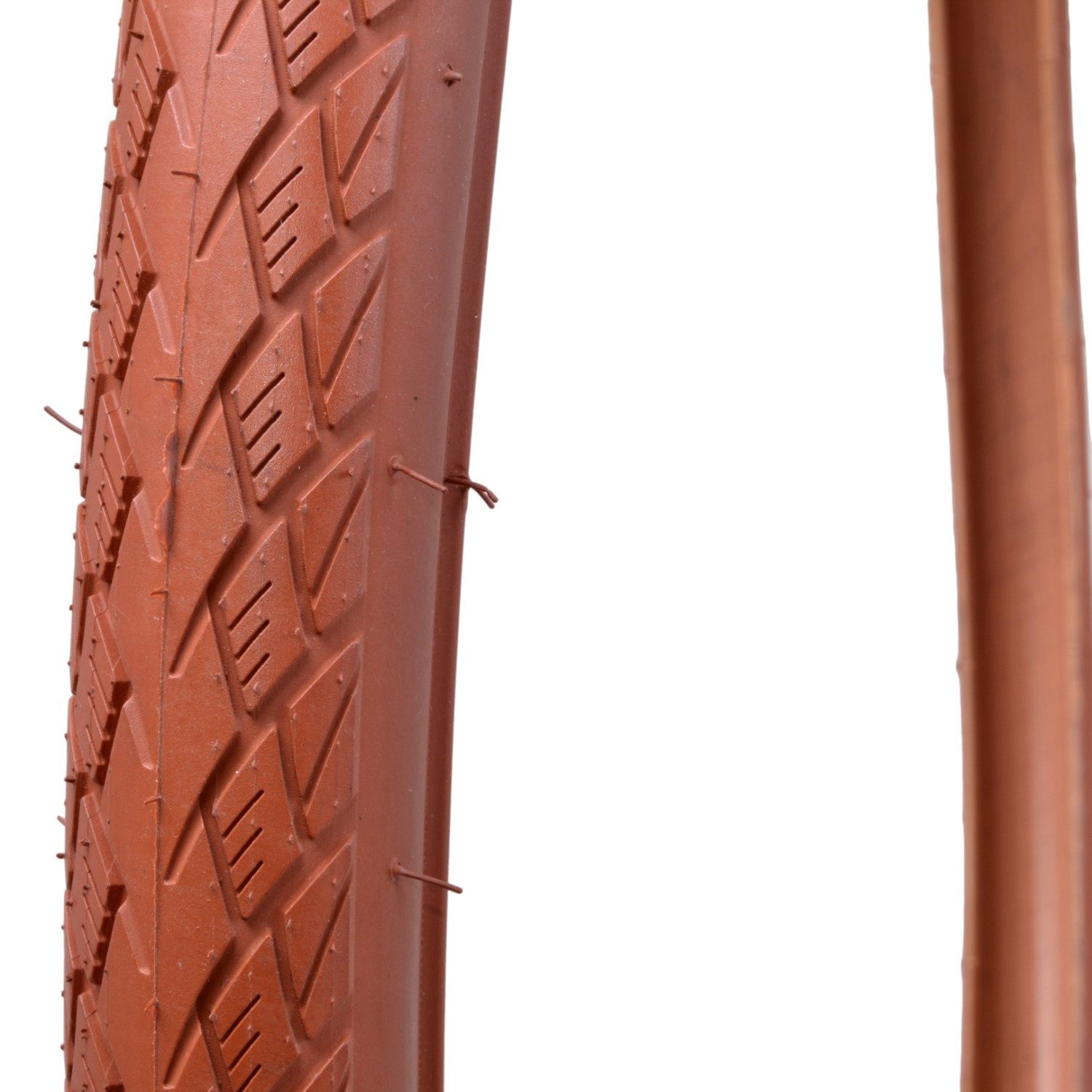 Filmer Fahrradsattel Fahrrad-Reifen 28" 28 Zoll ETRTO 40-622 Braun, Universal Fahrradreifen Fahrrad-Mantel Fahrrad-Decke Retro-Design