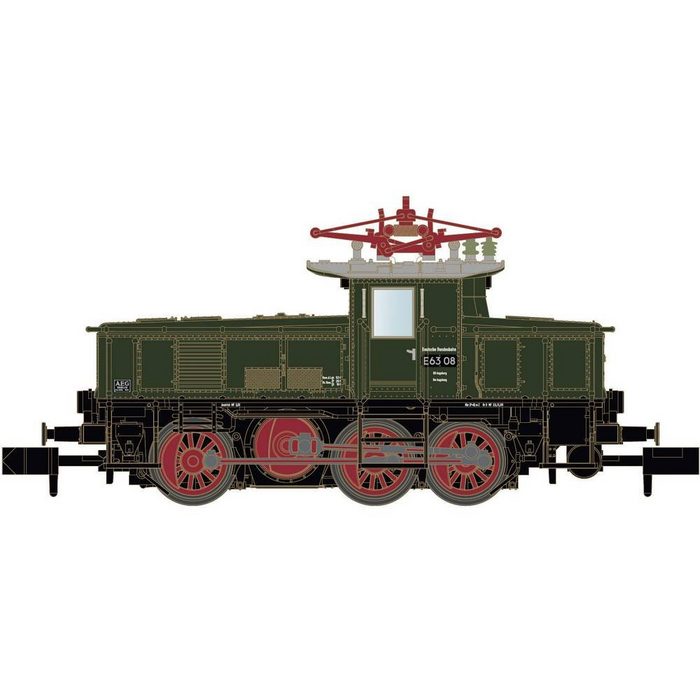 Hobbytrain Diesellokomotive N Rangier-E-Lok BR E 63 der DB
