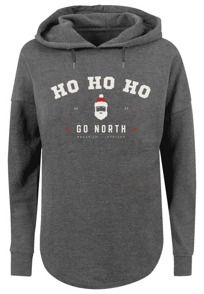 F4NT4STIC Sweatshirt Ho Ho Ho Santa Claus Weihnachten Weihnachten, Geschenk,  Logo, Weite Passform und überschnittene Schultern