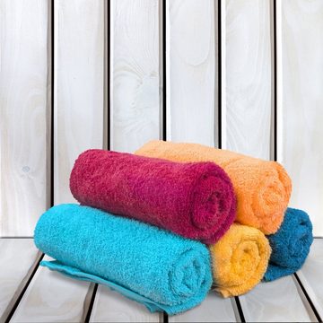 etérea Himmlische Qualität Handtücher 6 tlg. Dusch und Handtuch Set Carli Standard - fix, Baumwolle (6-St)
