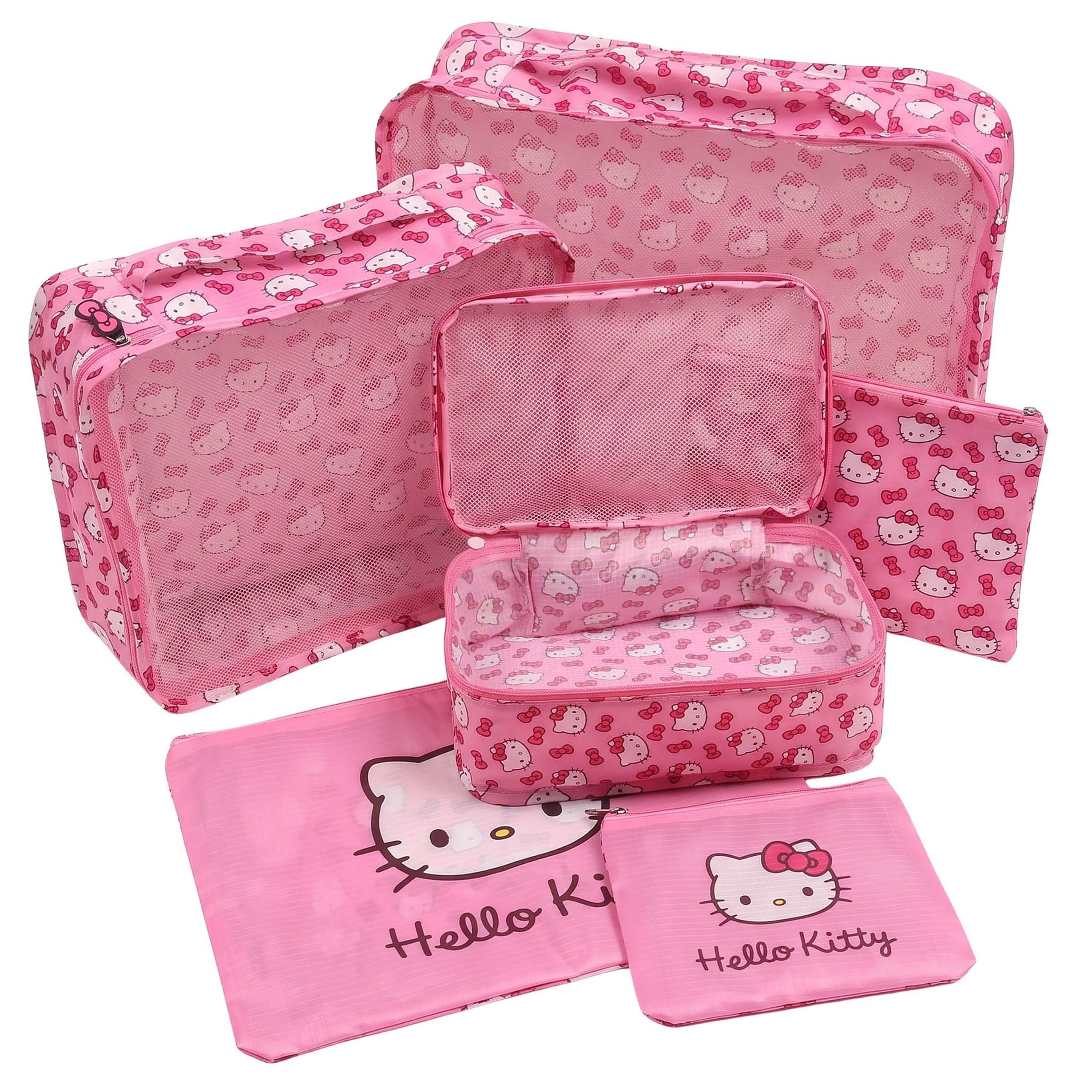 Sarcia.eu Kofferorganizer Hello Kitty Reise-Organizer-Set für Koffer, 6-teilig