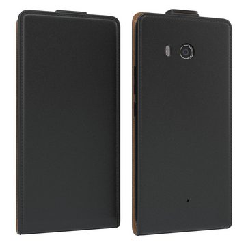 EAZY CASE Handyhülle Flipcase für Xiaomi Mi 9 SE 5,97 Zoll, Tasche Klapphülle Handytasche zum Aufklappen Etui Kunstleder Schwarz